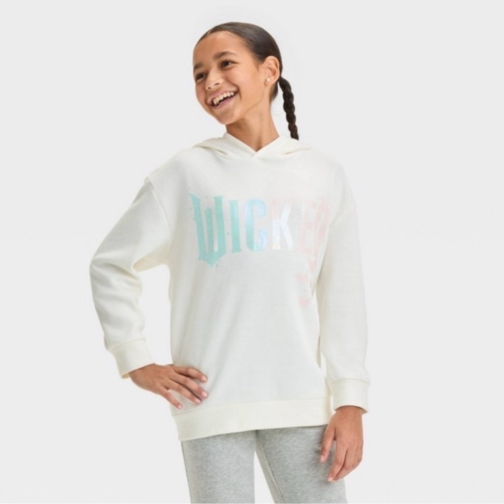 WICKED X ‘SKY IS THE LIMIT’ FLEECE SWEATSHIRT- MINT SIZE XS (NEW WITH TAGS)